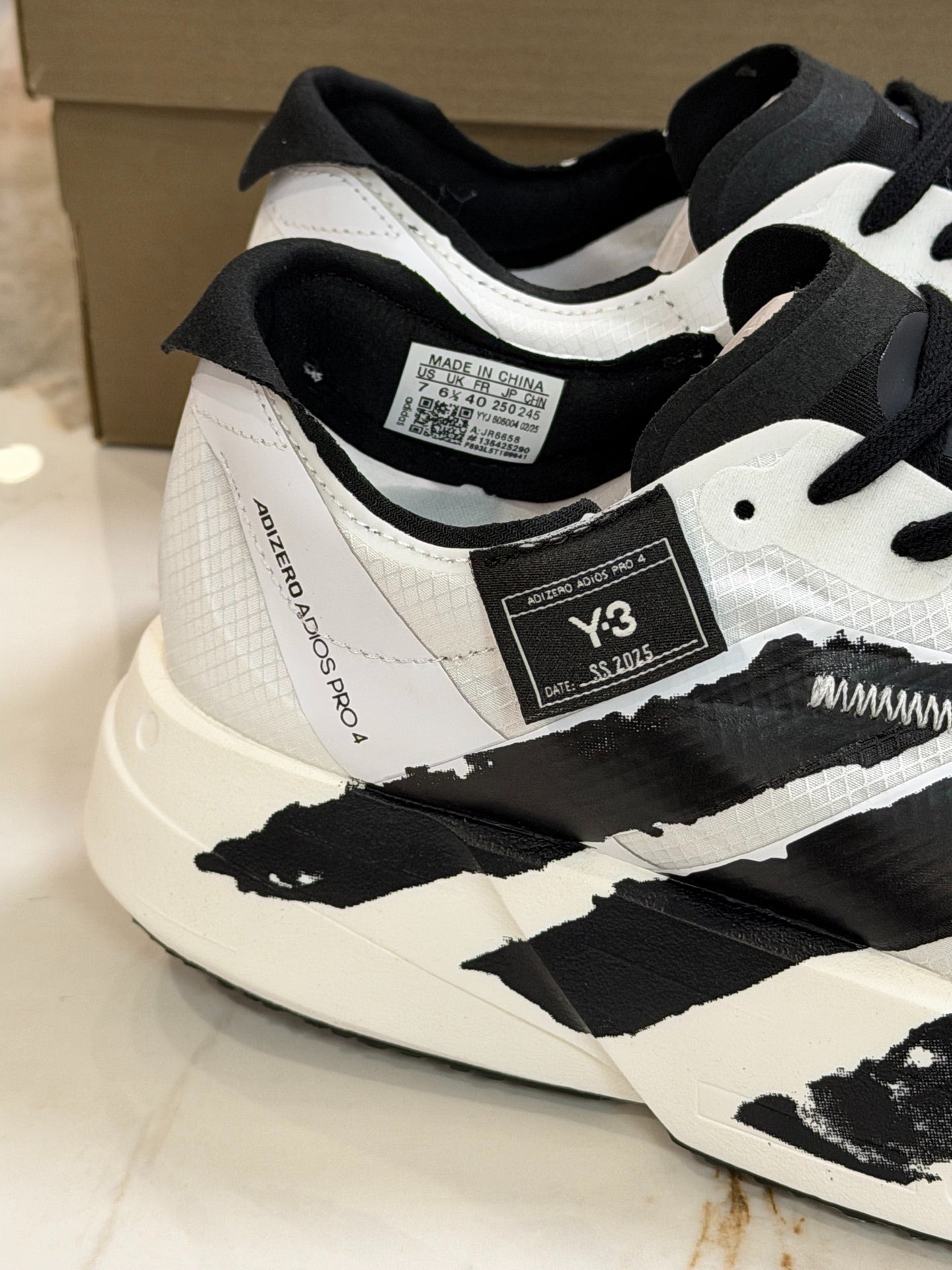 adidas Adizero Adios Pro 4 Y-3 "Off White Black"