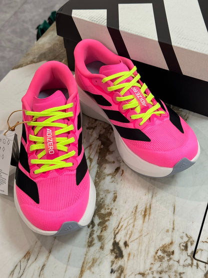 adidas Unisex Adizero Evo SL Running Shoes Lucid Pink