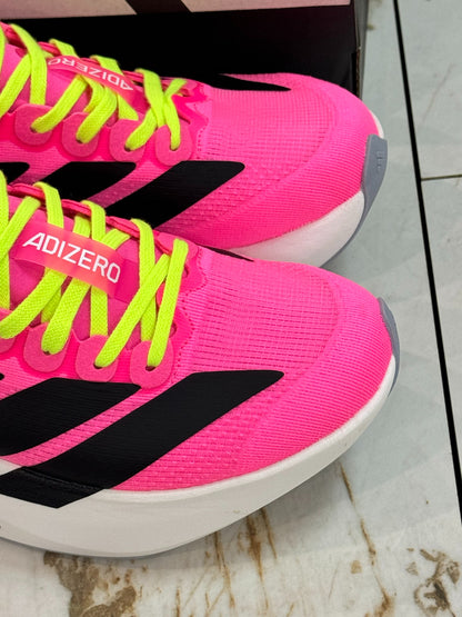 adidas Unisex Adizero Evo SL Running Shoes Lucid Pink