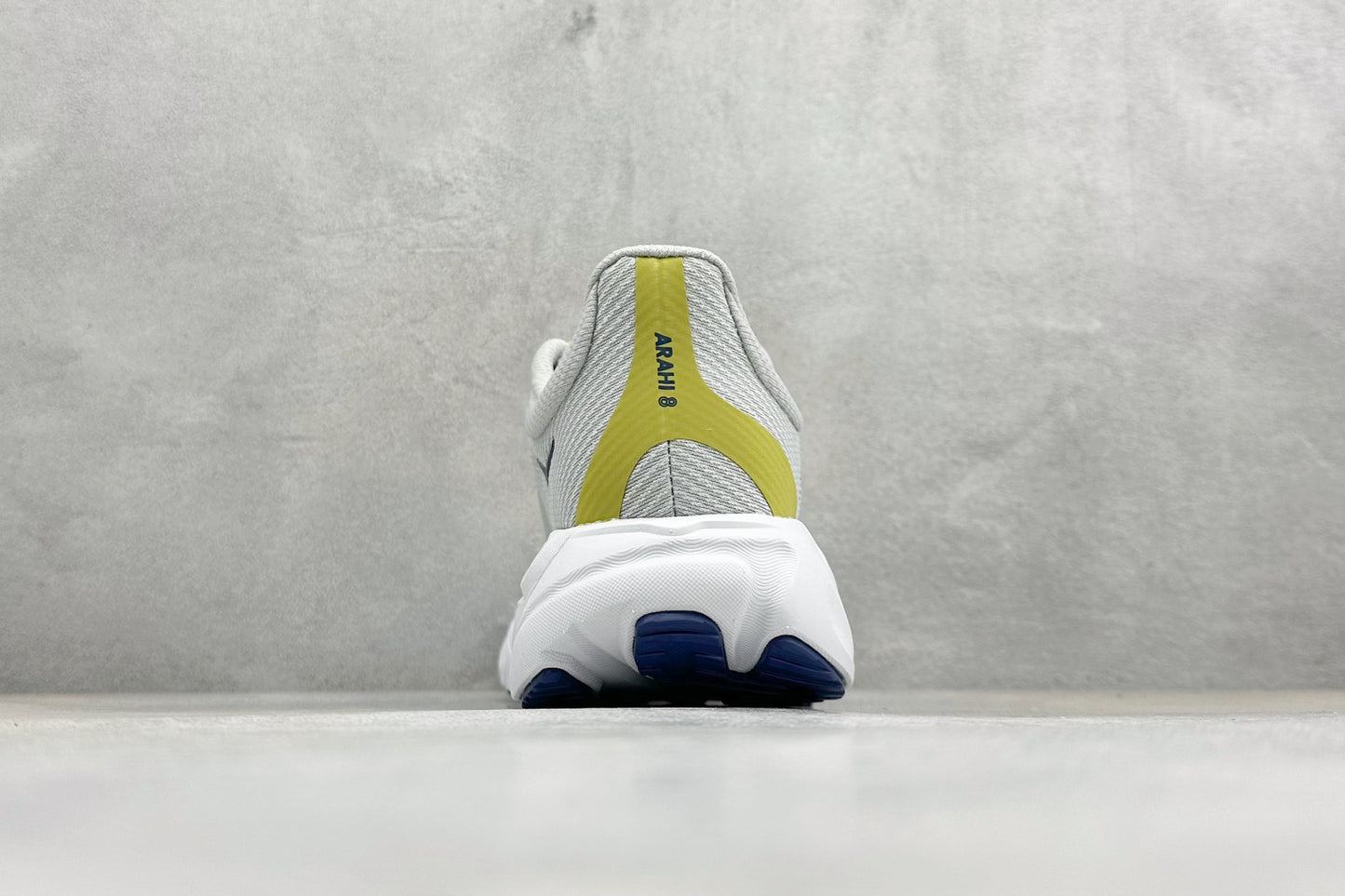 HOKA Arahi 8 Grey Mustard Stability Road Running Shoes