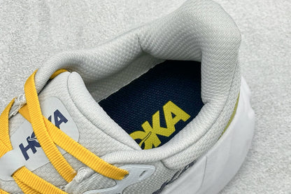 HOKA Arahi 8 Grey Mustard Stability Road Running Shoes