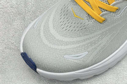 HOKA Arahi 8 Grey Mustard Stability Road Running Shoes