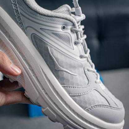HOKA Bondi 8 "Light Grey" Lifestyle Sneakers