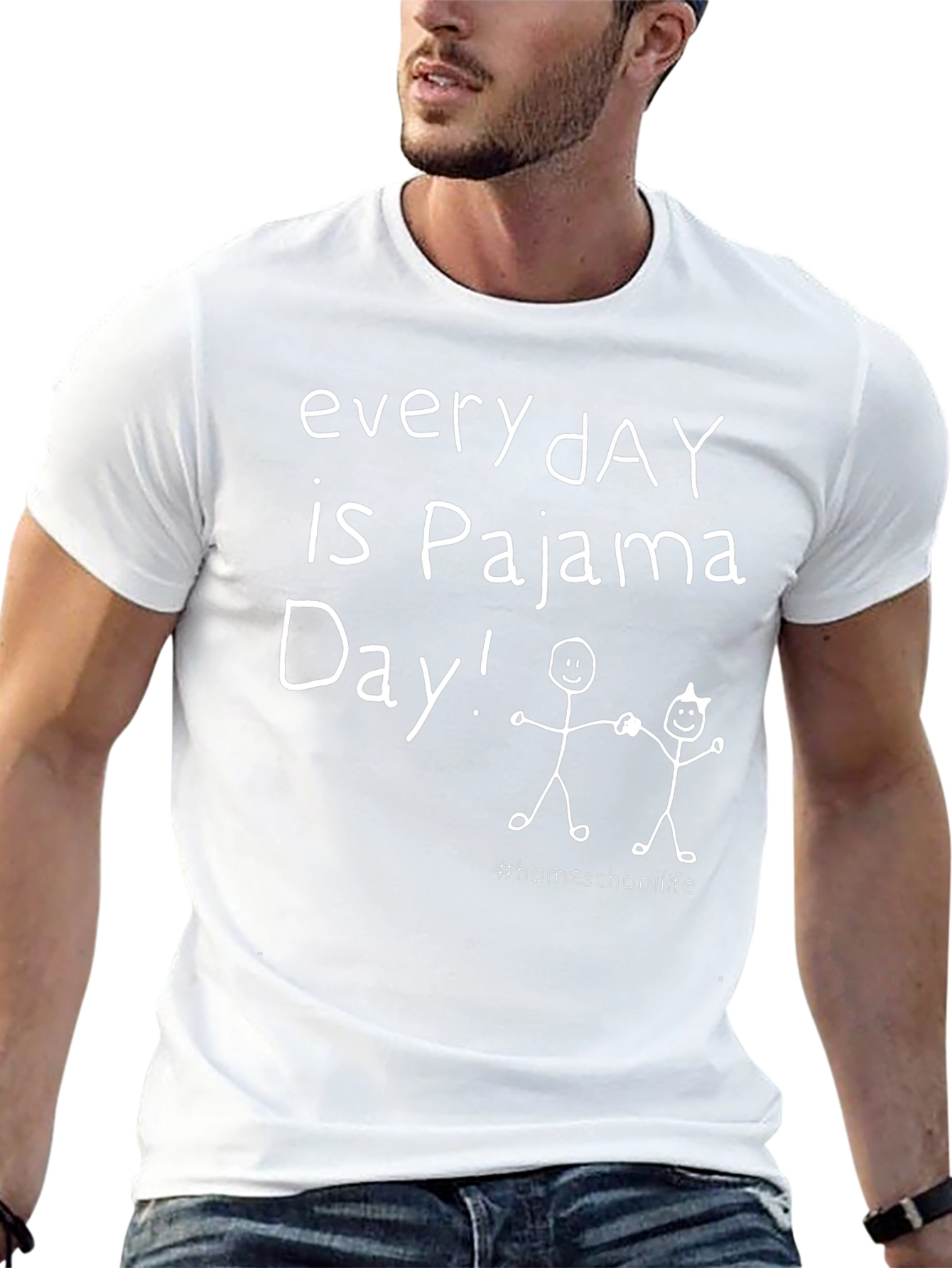 Every Day is Pajama Day T-Shirt Homeschool Life