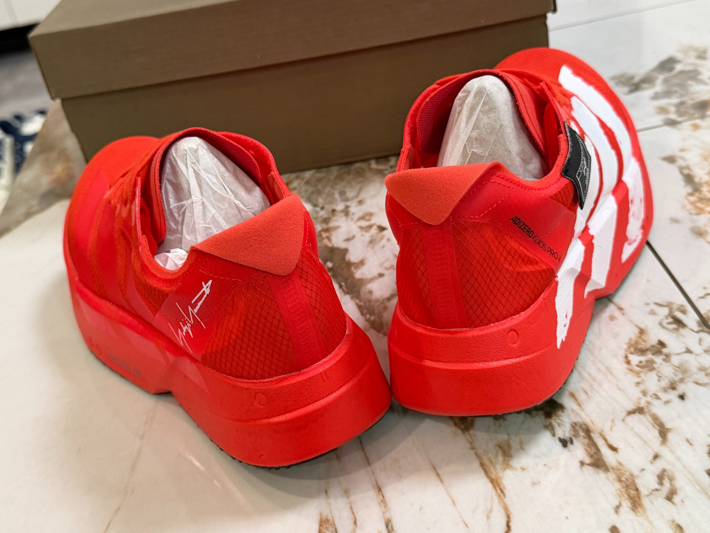 adidas Adizero Adios Pro 4 Y-3 "Chili Pepper Red"