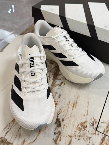 Adidas Adizero Evo SL Running Shoes (White/Black)