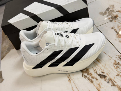 Adidas Adizero Evo SL Running Shoes (White/Black)