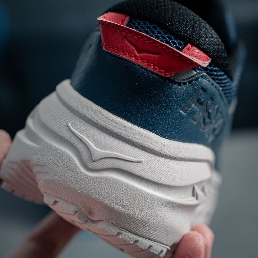HOKA "Navy/White" Low-Top Mesh Lifestyle Sneakers