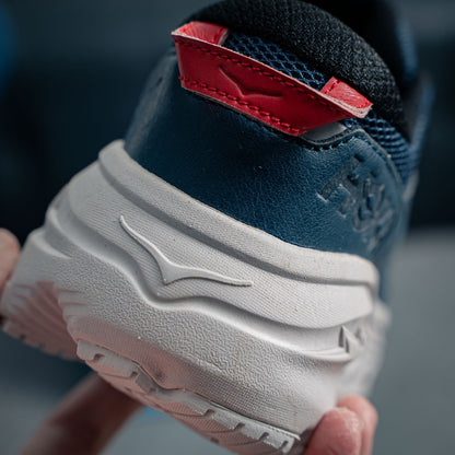 HOKA "Navy/White" Low-Top Mesh Lifestyle Sneakers