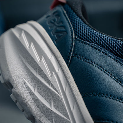 HOKA "Navy/White" Low-Top Mesh Lifestyle Sneakers