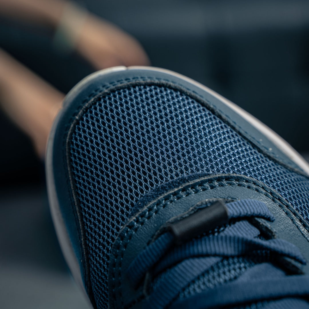 HOKA "Navy/White" Low-Top Mesh Lifestyle Sneakers