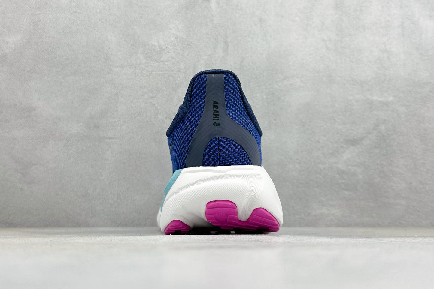 HOKA Arahi 8 Royal Blue Cyan Fuchsia Stability Running Sneakers