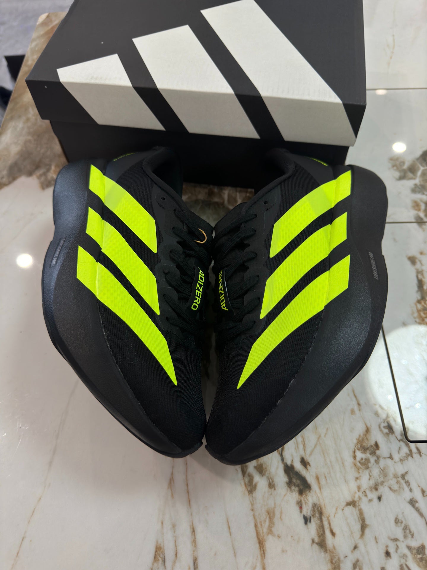 adidas Adizero Evo SL "Core Black / Lucid Lemon"
