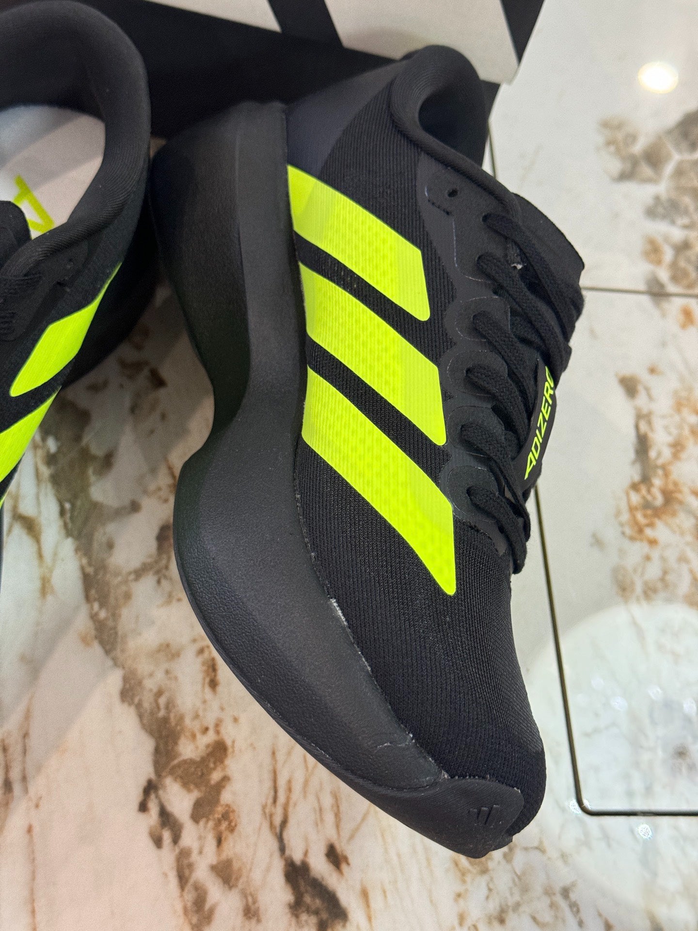 adidas Adizero Evo SL "Core Black / Lucid Lemon"