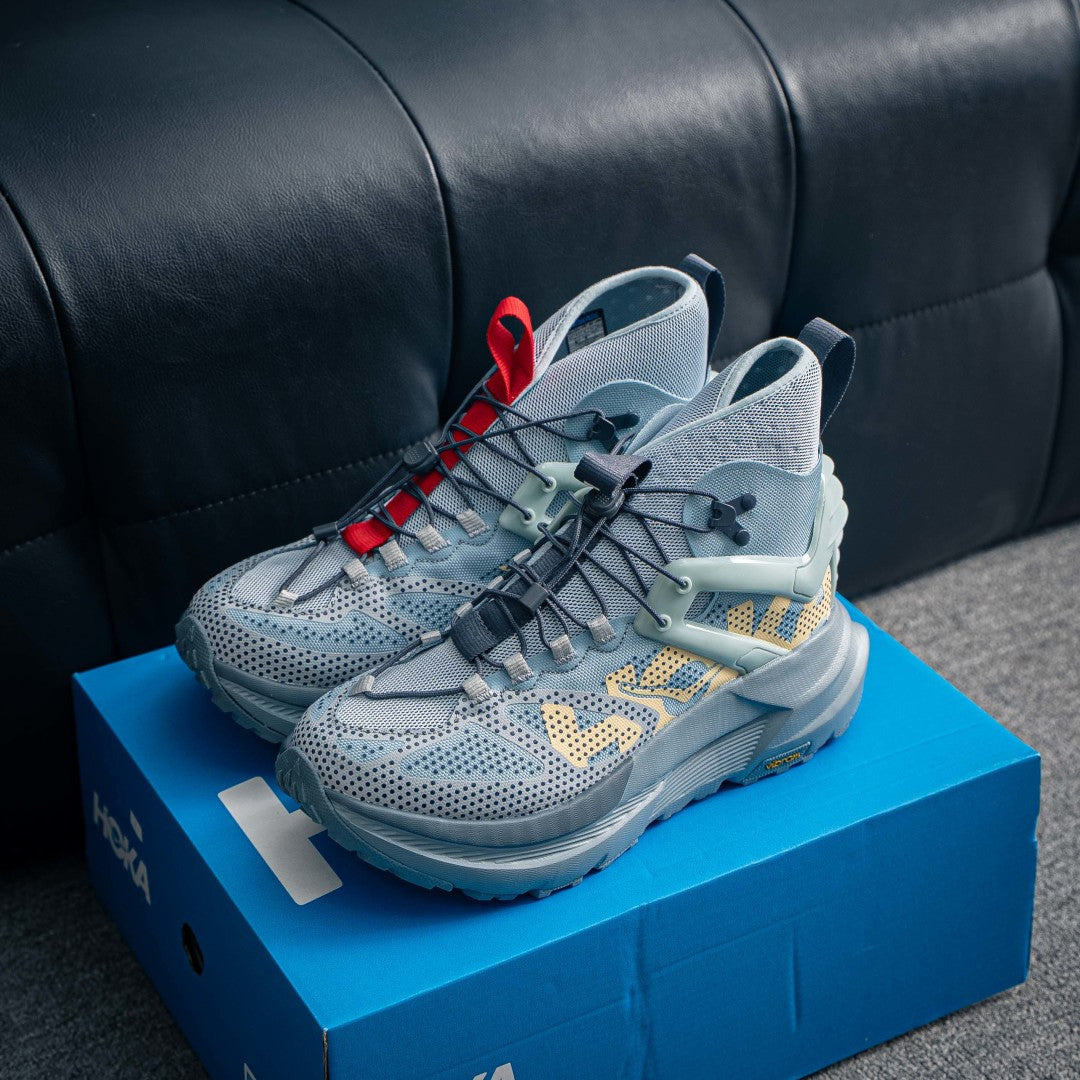HOKA Mafate Speed 4 "Stone Blue" Mid-Top Trail Sneakers