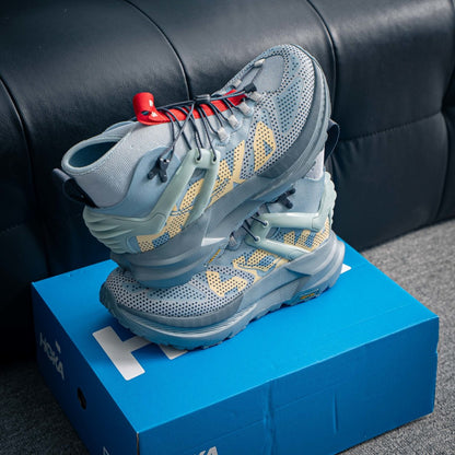 HOKA Mafate Speed 4 "Stone Blue" Mid-Top Trail Sneakers
