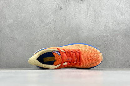 HOKA Clifton 9 Orange & Blue Gradient Daily Running Trainers
