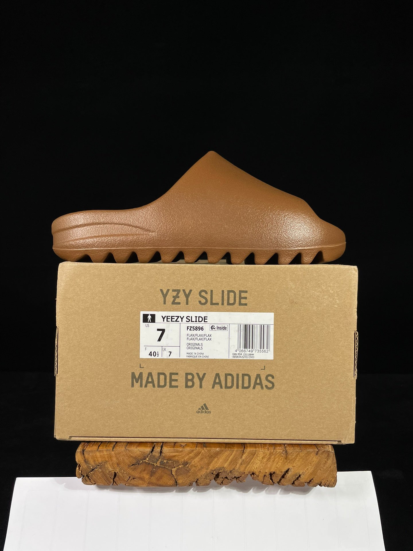 adidas YEEZY Slide "Flax"