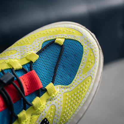 HOKA Mafate Speed 2 / Mafate X Hike "Hoka Hike" Yellow/Blue Mid-Top Trail Sneakers