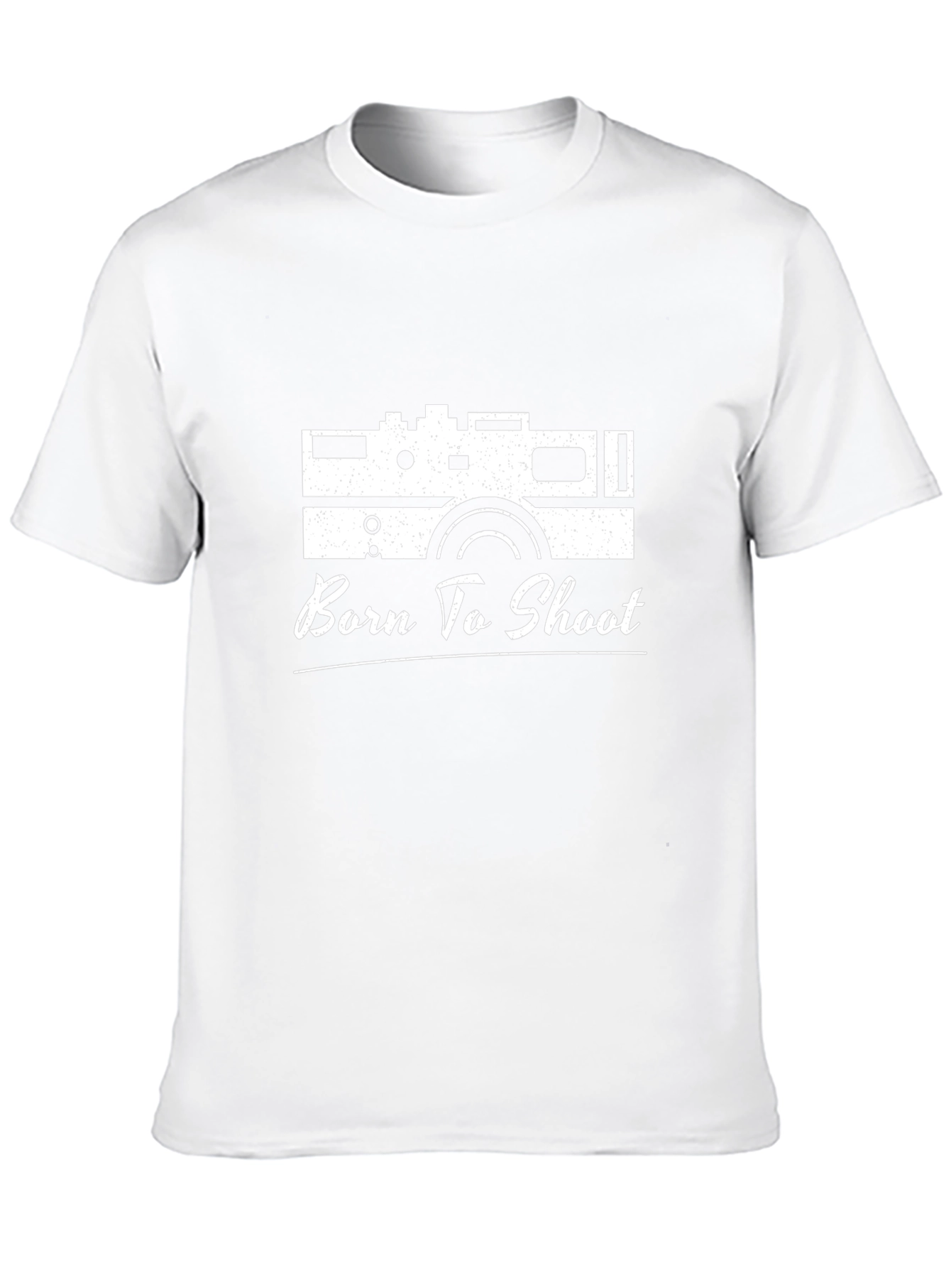 Born to Shoot Camera Graphic T-Shirt