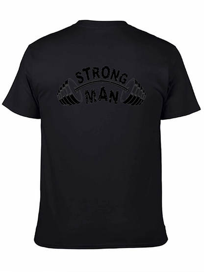 Strong Man Black T-Shirt