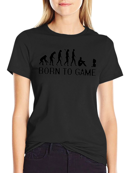 Born To Game Evolution Black T-Shirt