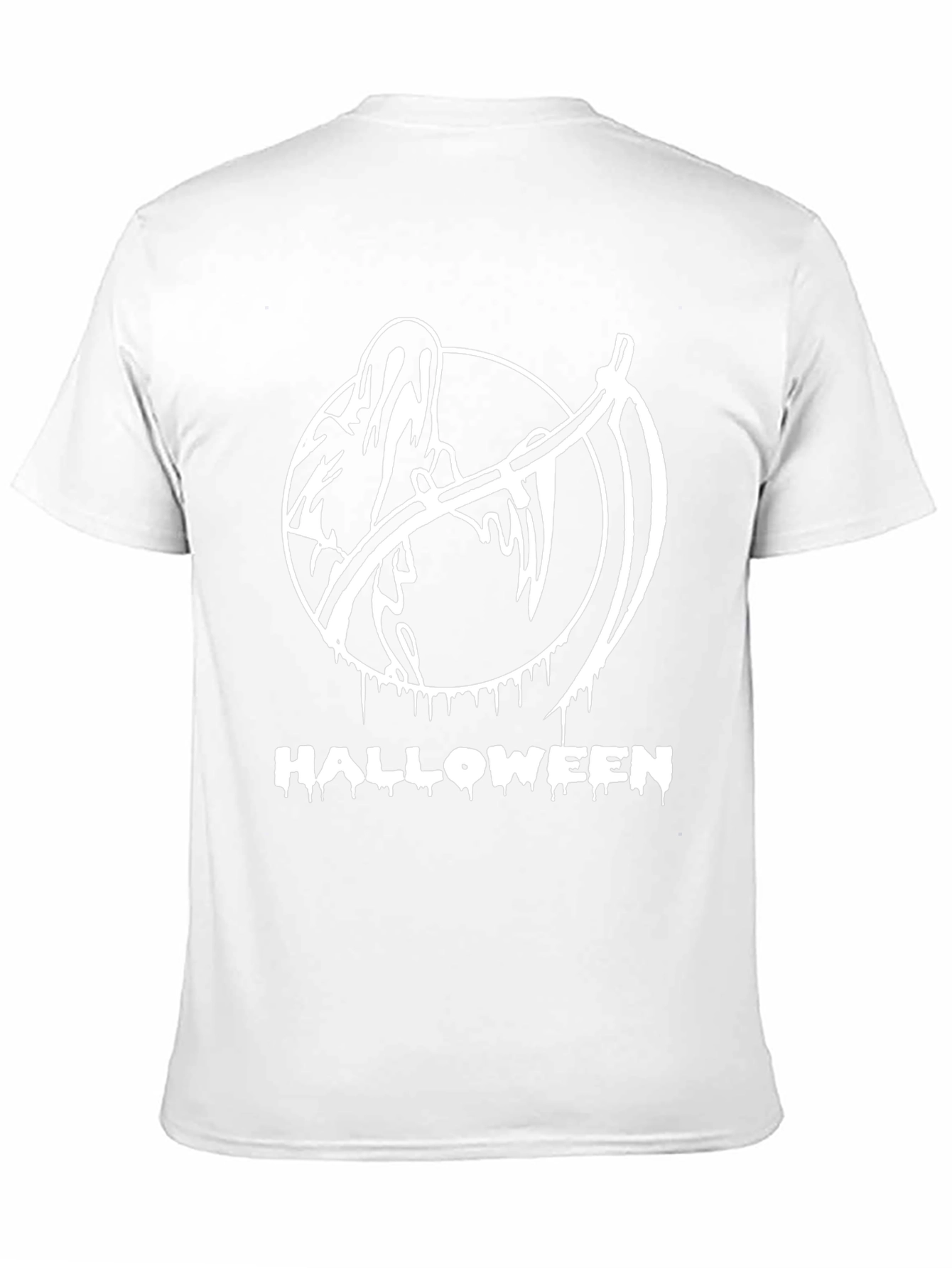 Halloween Reaper Graphic T-Shirt - Spooky Season Style!