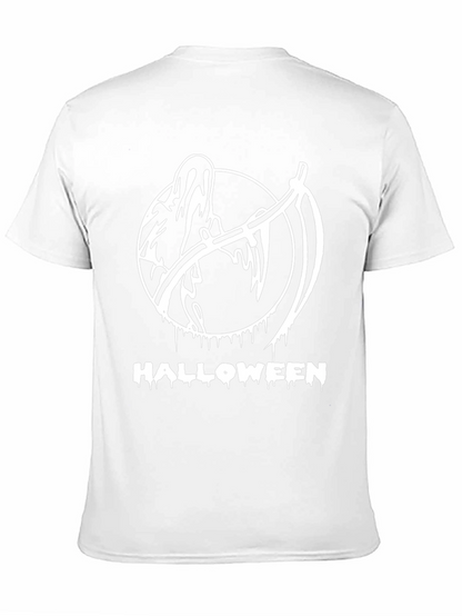 Halloween Reaper Graphic T-Shirt - Spooky Season Style!