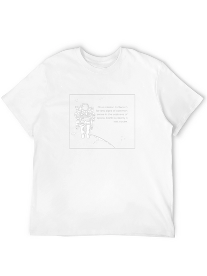 Lost Cause Astronaut Graphic Tee - Black