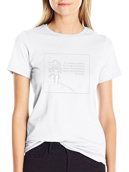 Lost Cause Astronaut Graphic Tee - Black
