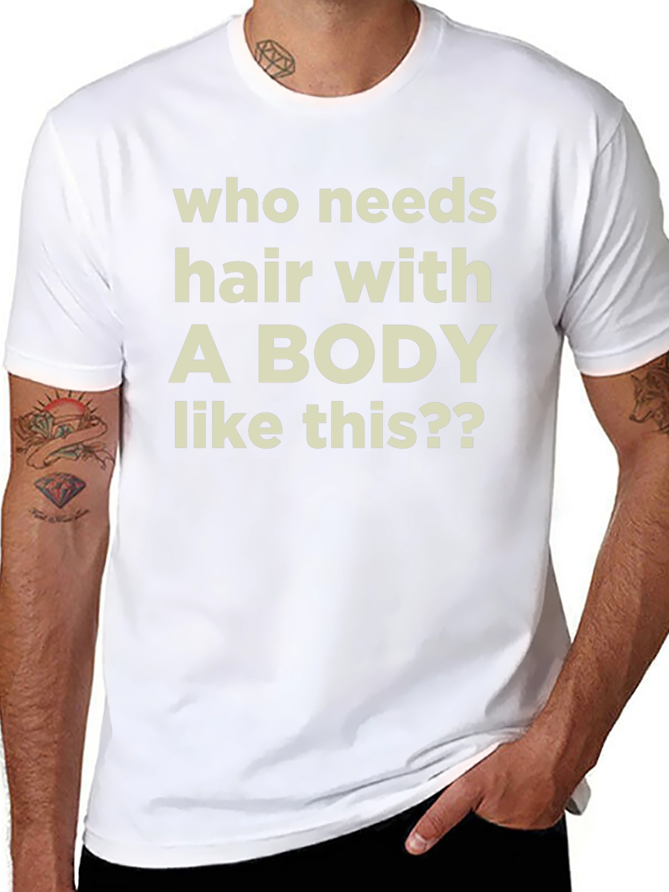 Funny Bald Humor T-Shirt