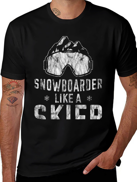 Snowboarder Like a Skier T-Shirt