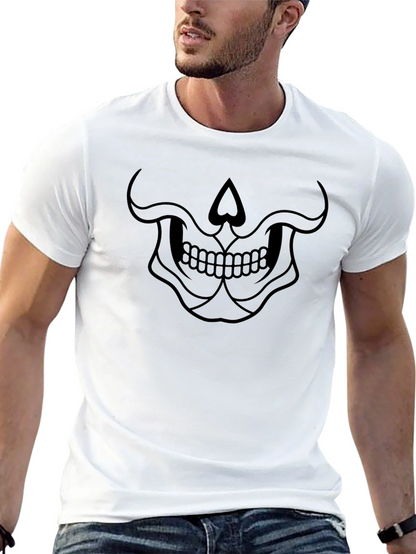 Skull Graphic Tee - Mens Black T-Shirt