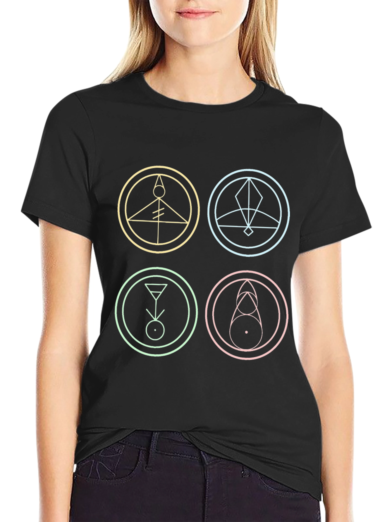 The Owl House Glyphs Black T-Shirt