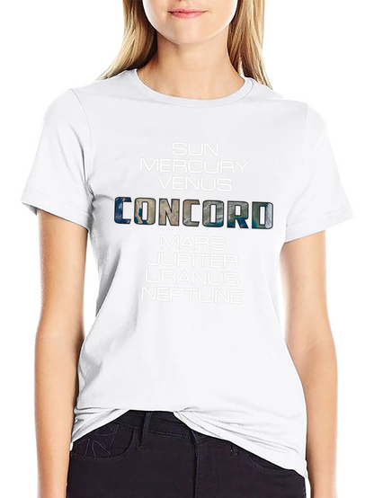 Solar System Planets Concord T-Shirt