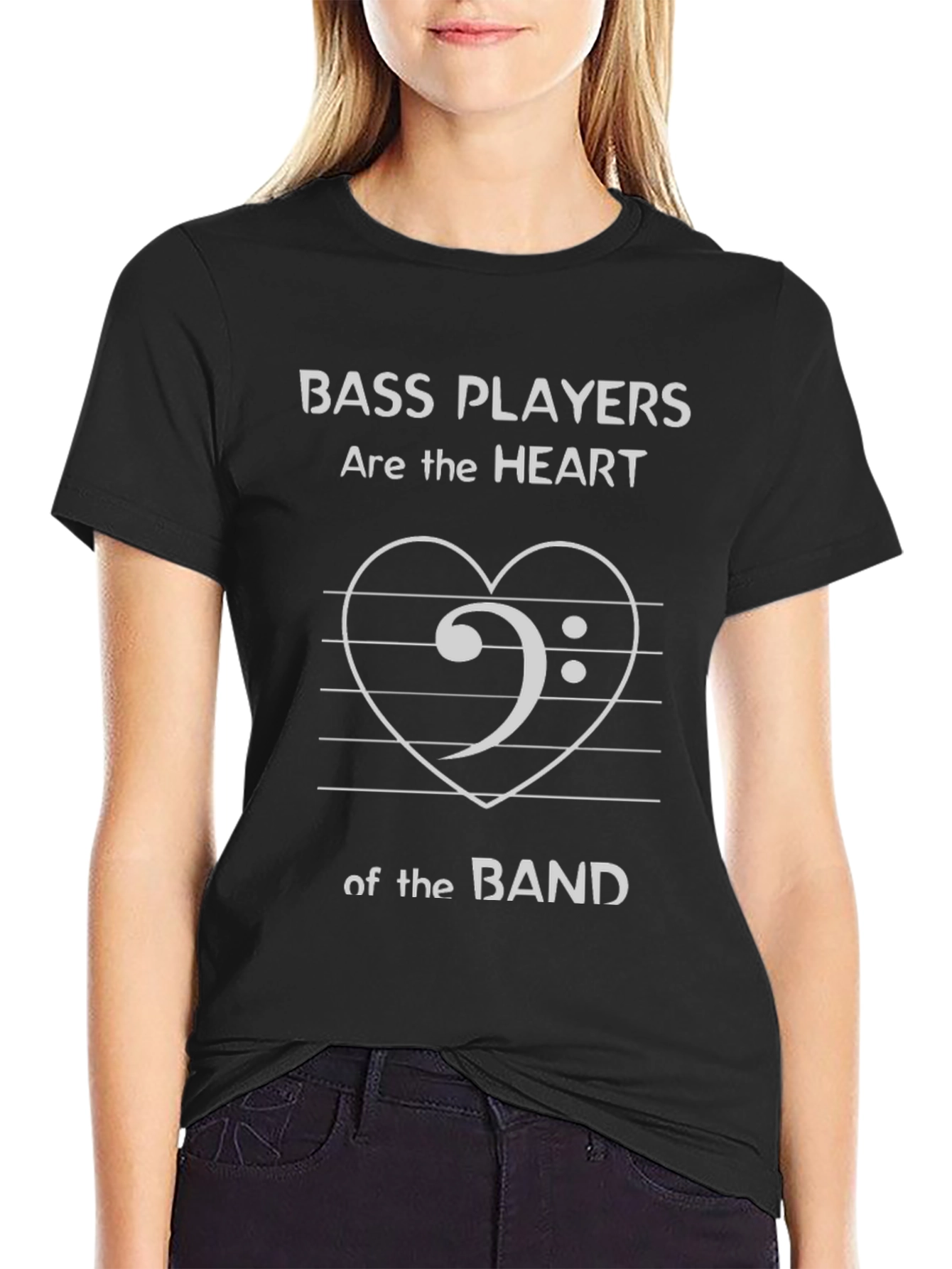 Bass Player Heart of the Band T-Shirt