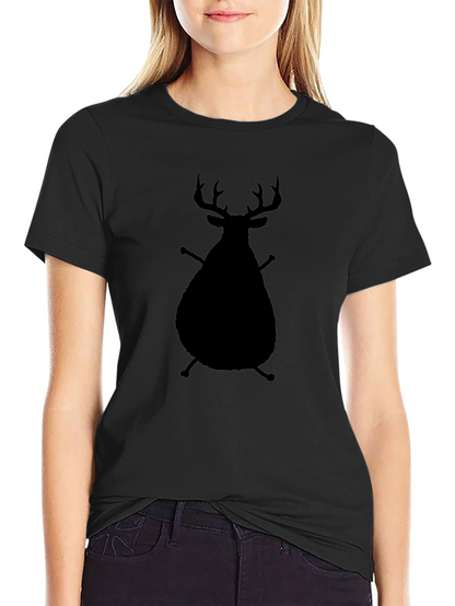 Silhouette Deer & Sticks Graphic Tee