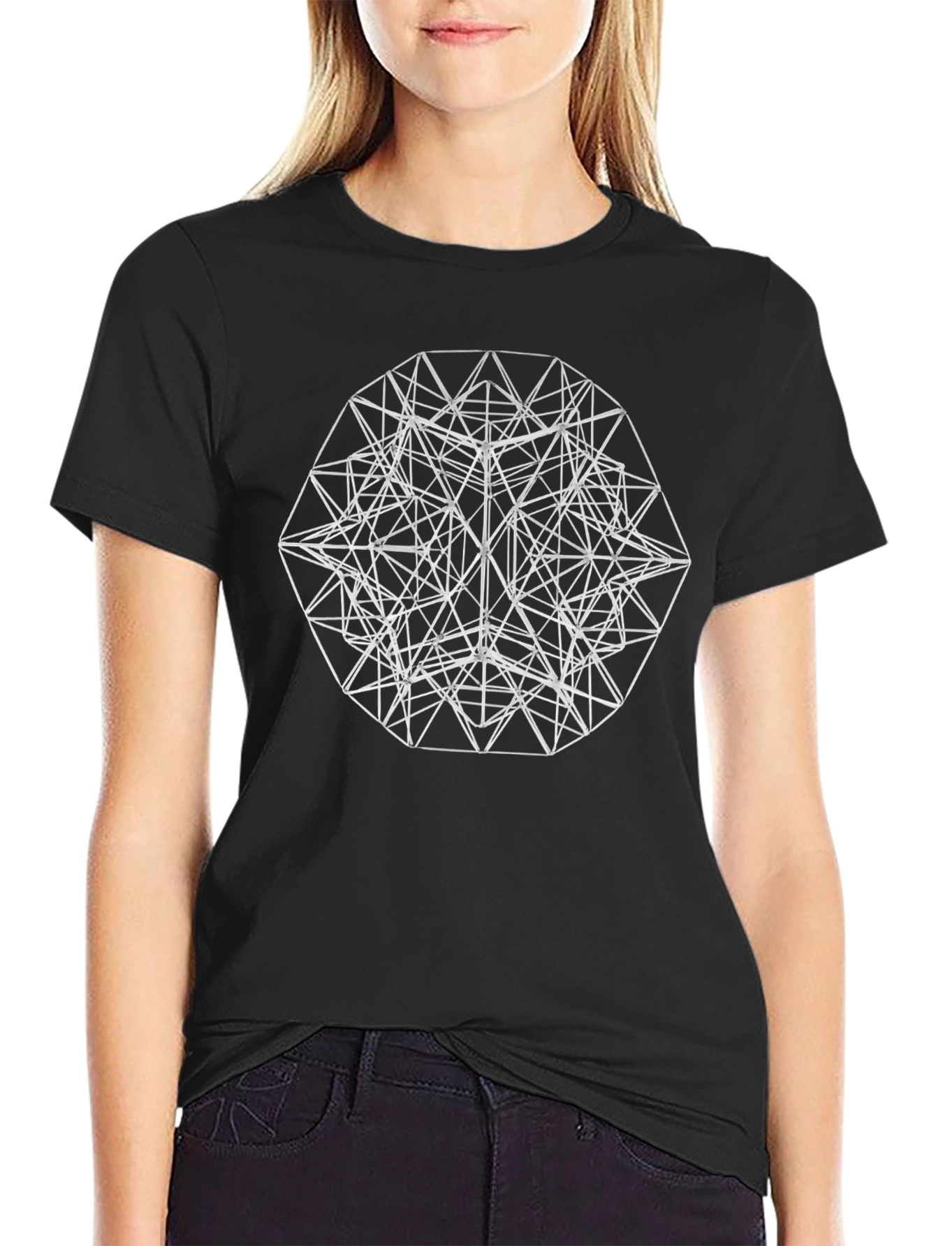 Abstract Geometric T-Shirt - Modern Streetwear