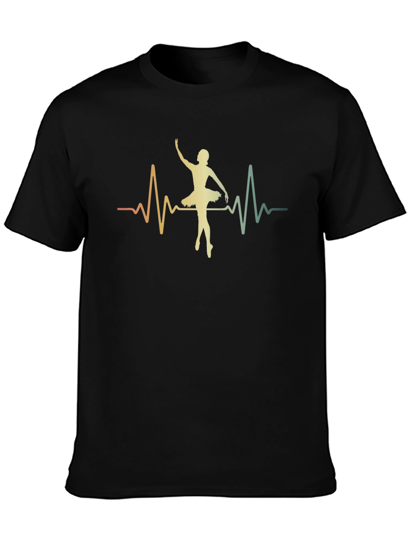Ballet Heartbeat Graphic Tee - Dancer Shirt