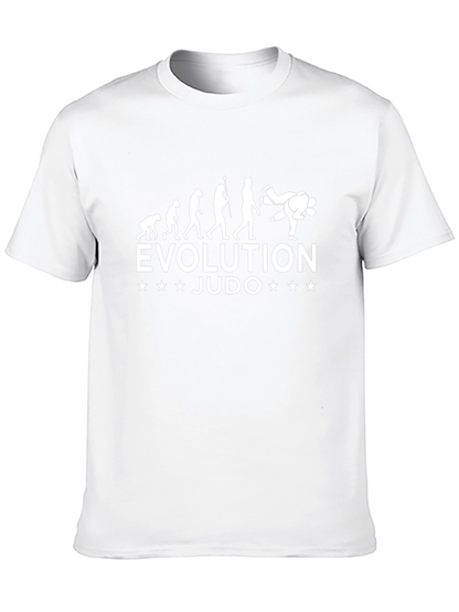Judo Evolution Black T-Shirt Martial Arts Athlete