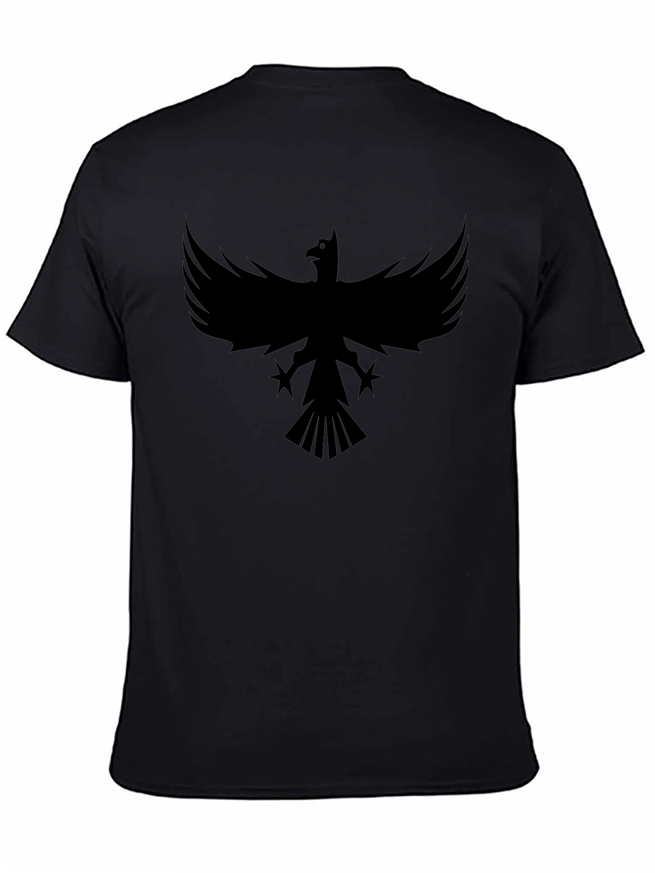 Bold Black Phoenix Graphic T-Shirt