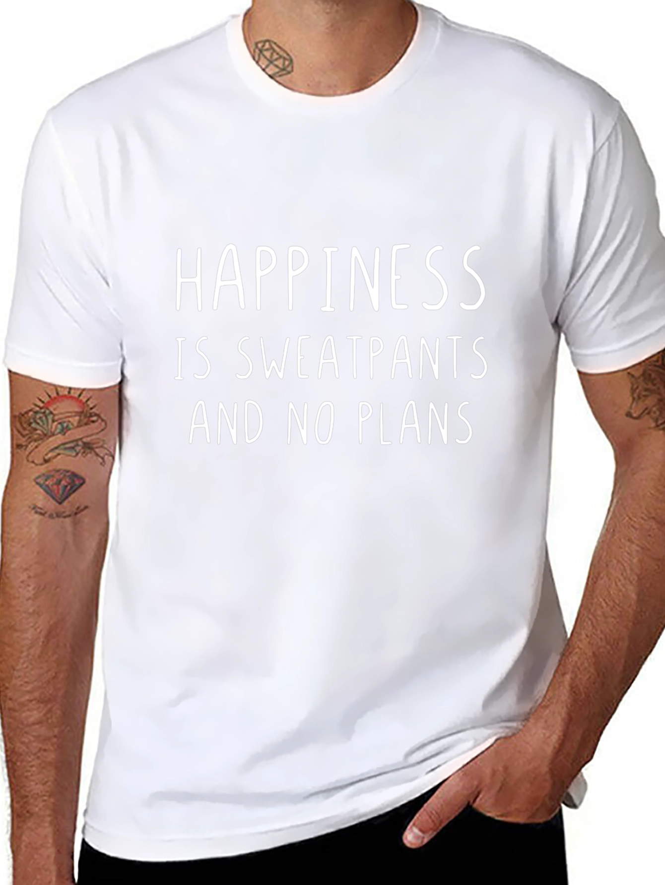 Happiness Sweatpants & No Plans T-Shirt