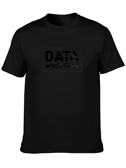 Data Whisperer Black T-Shirt