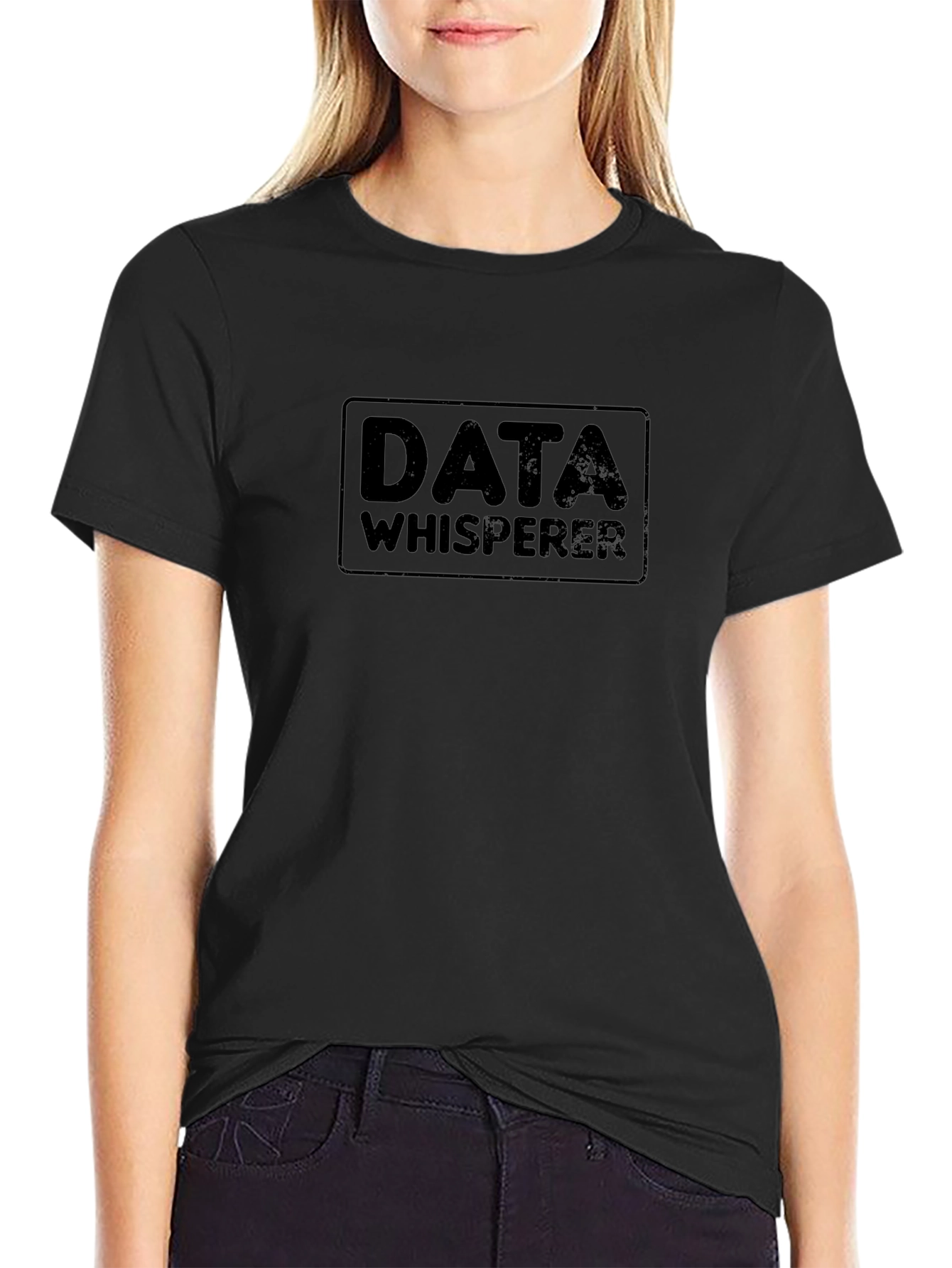 Data Whisperer Black T-Shirt