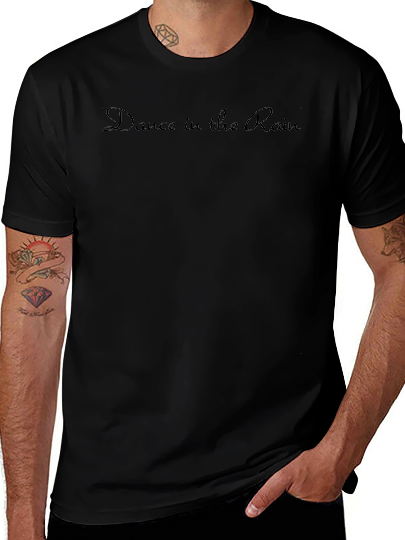 Dance in the Rain Black T-Shirt