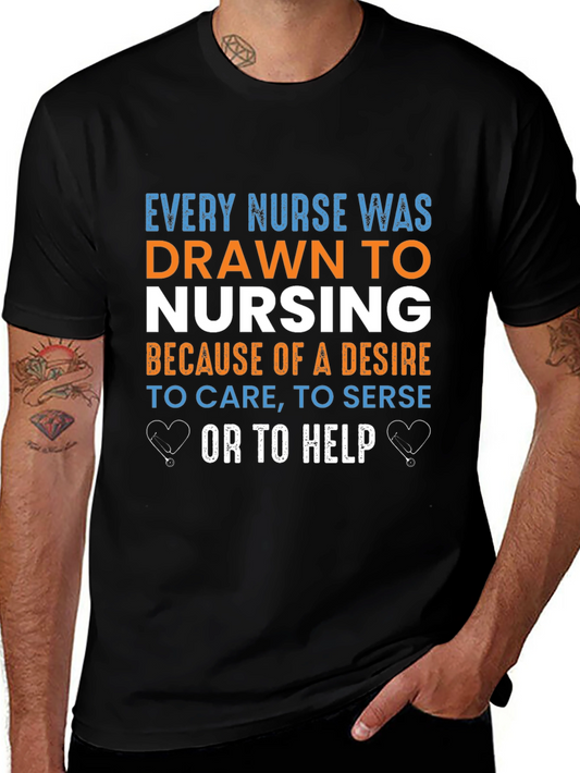 Nurse Drawn To Nursing T-Shirt