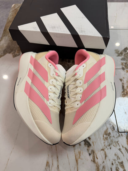 adidas Adizero Evo SL "Cloud White / Blush Pink"