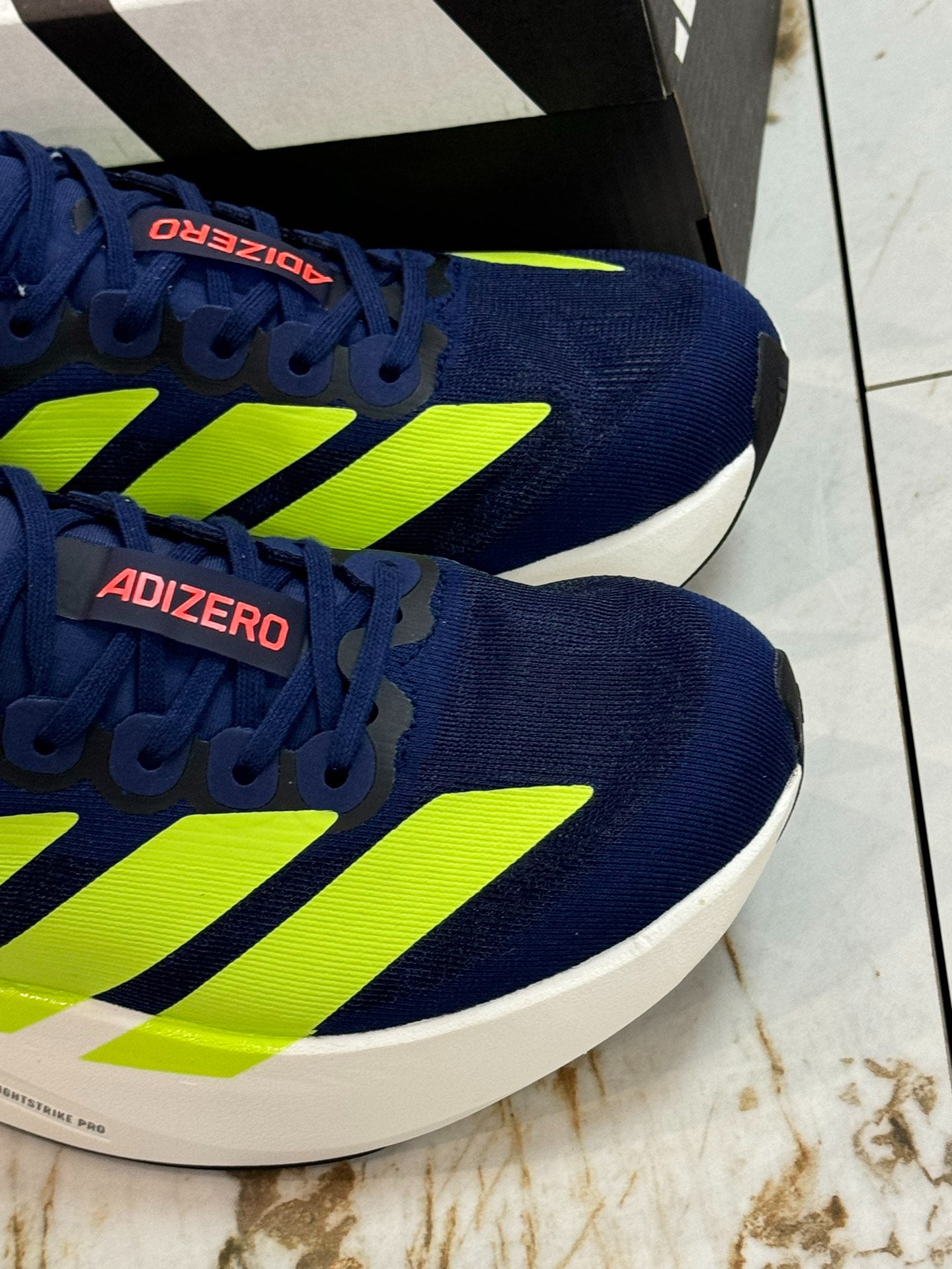 adidas Adizero Evo SL "Dark Blue Solar Slime"