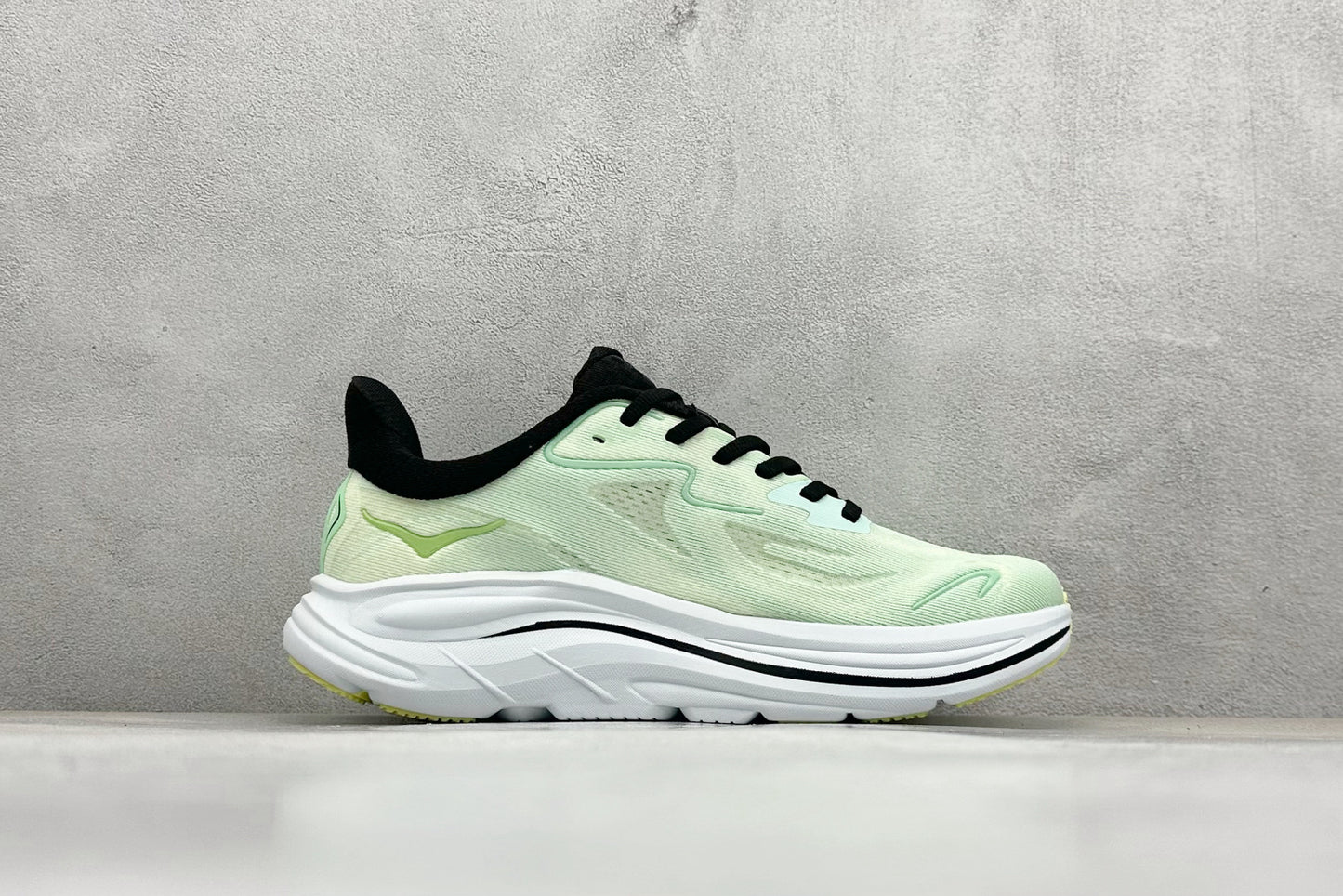 HOKA Clifton 10 Mint Green Cushioned Road Running Sneakers