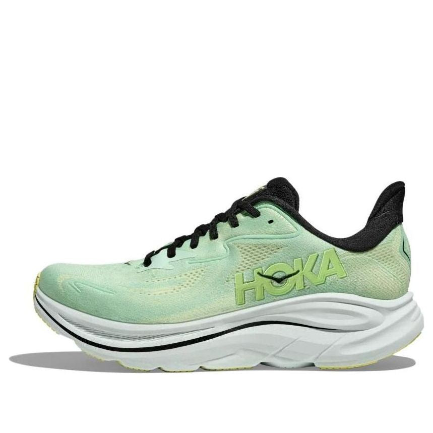 HOKA Clifton 10 'Mint Fluorite Luna Moth'